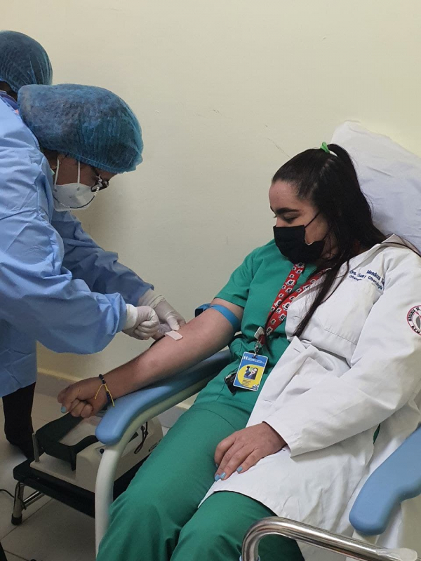 HUMNSA realiza Jornada de Donaci&oacute;n de Sangre.