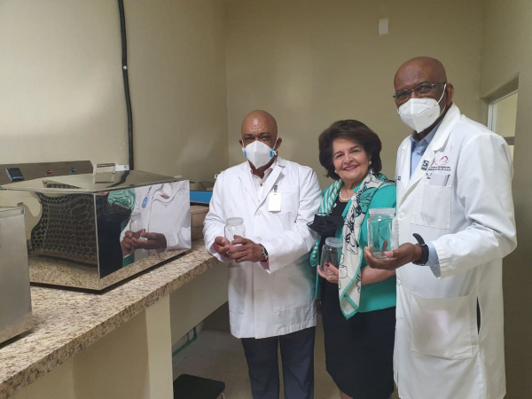 HUMNSA recibe equipos e insumos para Banco de Leche Humana y otras &aacute;reas.